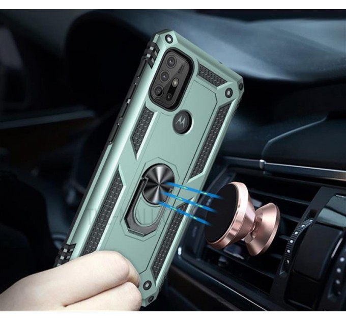 BeCover Чeхол-накладка BeCover Military для Motorola Moto G10/G10 Power/G20/G30 Dark Green (707107)