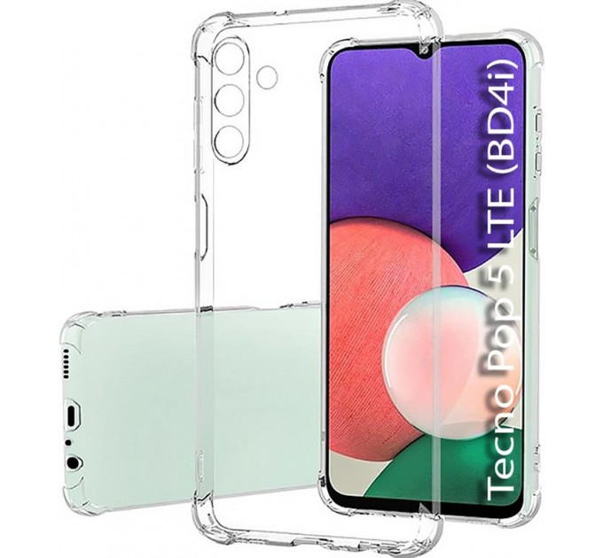 BeCover Чехол-накладка BeCover Anti-Shock для Tecno Pop 5 LTE (BD4i) Clear (708908)