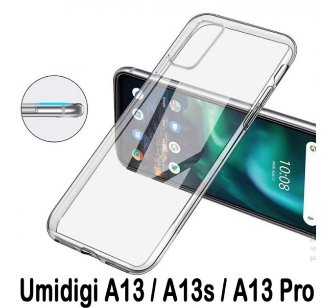 Чехол-накладка BeCover для Umidigi A13/A13s/A13 Pro Transparancy (707901)