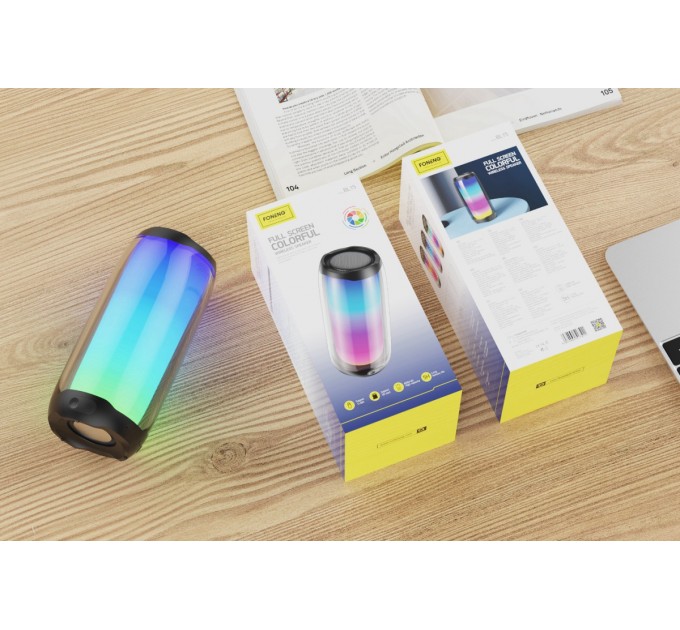 Акустическая система Foneng BL15 Full Screen Colorful Bluetooth Speaker (BL15-BS-FSC)