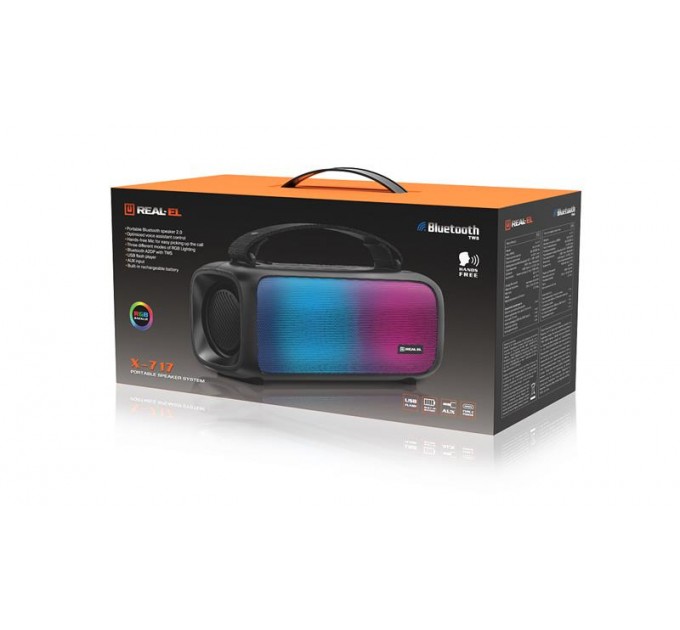 REAL-EL Акустична система REAL-EL X-717 Black
