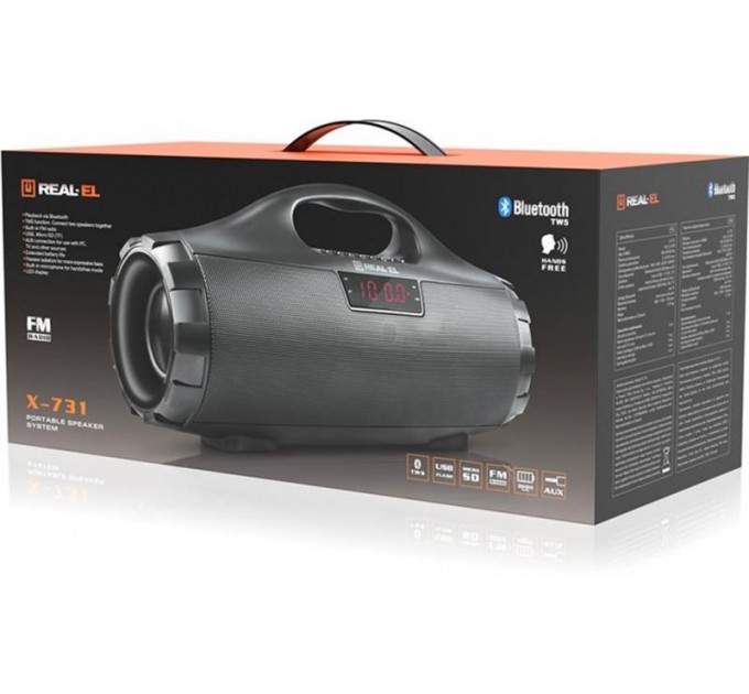 REAL-EL Акустична система REAL-EL X-731 Black