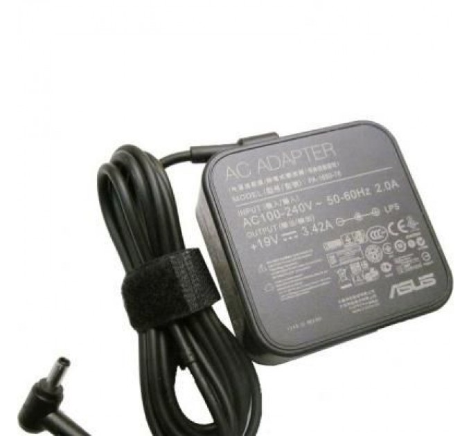 ASUS Блок живлення до ноутбуку ASUS 65W 19V, 3.42A, разъем 4.5/3.0 (pin inside), квадратный (PA-1650-78 / A40142)