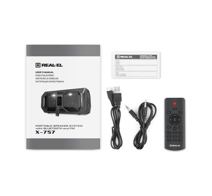 REAL-EL Акустическая система REAL-EL X-757 Black