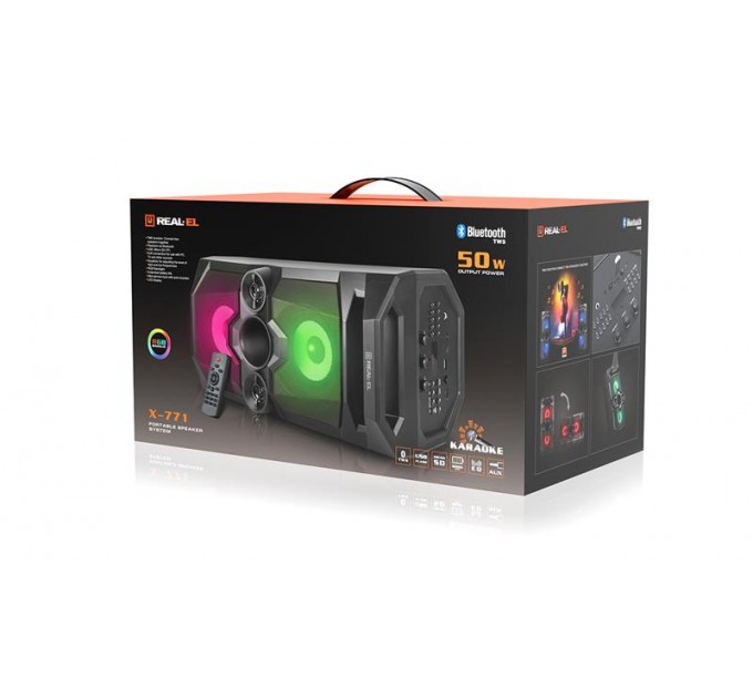REAL-EL Акустическая система REAL-EL X-771 Black