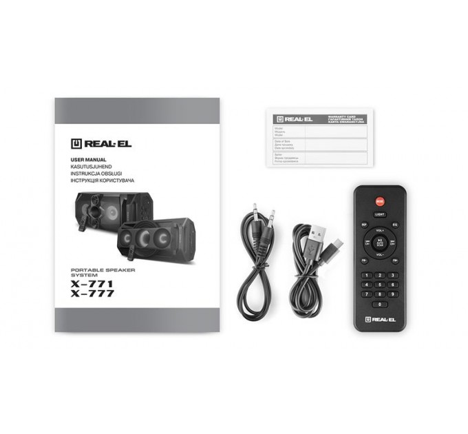 REAL-EL Акустическая система REAL-EL X-771 Black