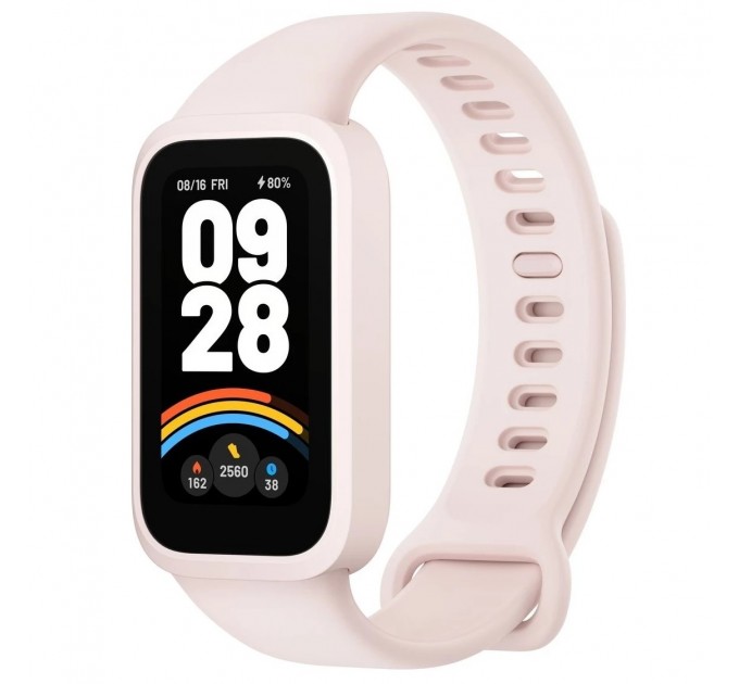 Xiaomi Фитнес-браслет Xiaomi Mi Smart Band 9 Active Pink (BHR9917GL); 1.47" (320x172) TFT сенсорный / Bluetooth 5.3 / 5 ATM / 300 мАч / 45.9 x 26.94 x 9.99 мм, 29.7 г / розовый