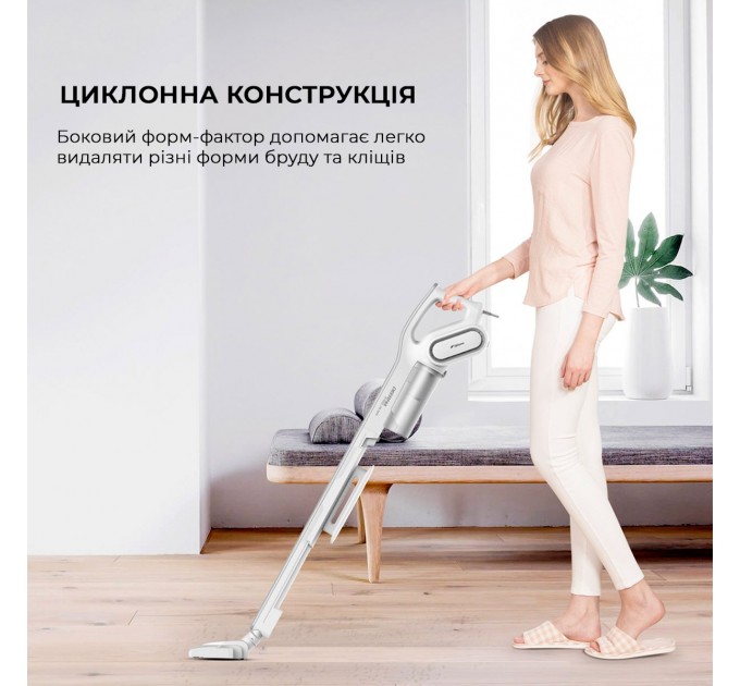 Deerma Пилосос Deerma Stick Vacuum Cleaner Cord White (DX700)_