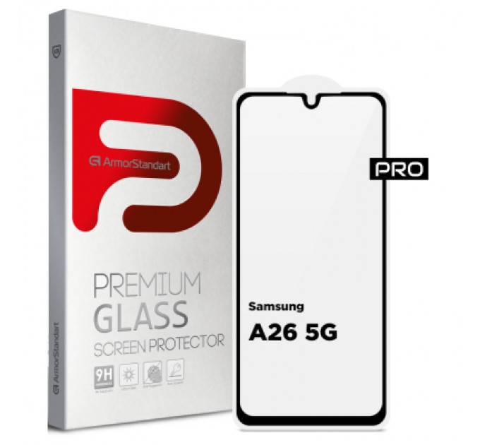 Armorstandart Скло захисне Armorstandart Pro Samsung A26 5G Black (ARM82212)