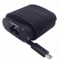 Dell Блок живлення до ноутбуку Dell 45W 20V, 2.25A + 5V, 2A, разъем USB Type C, Oval-корпус (LA45NM150 / A40217)