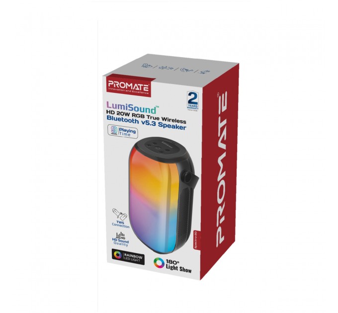 Promate Акустична система Promate Spectro-20 20W Black (spectro-20)