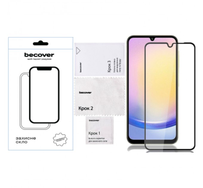 BeCover Скло захисне BeCover Samsung Galaxy A26 SM-A266 Black (712885)