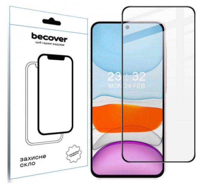 Скло захисне BeCover Samsung Galaxy A56 SM-A566 Black (712887)