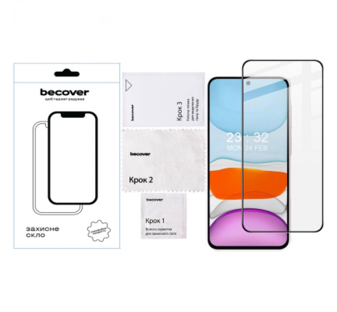 Скло захисне BeCover Samsung Galaxy A56 SM-A566 Black (712887)