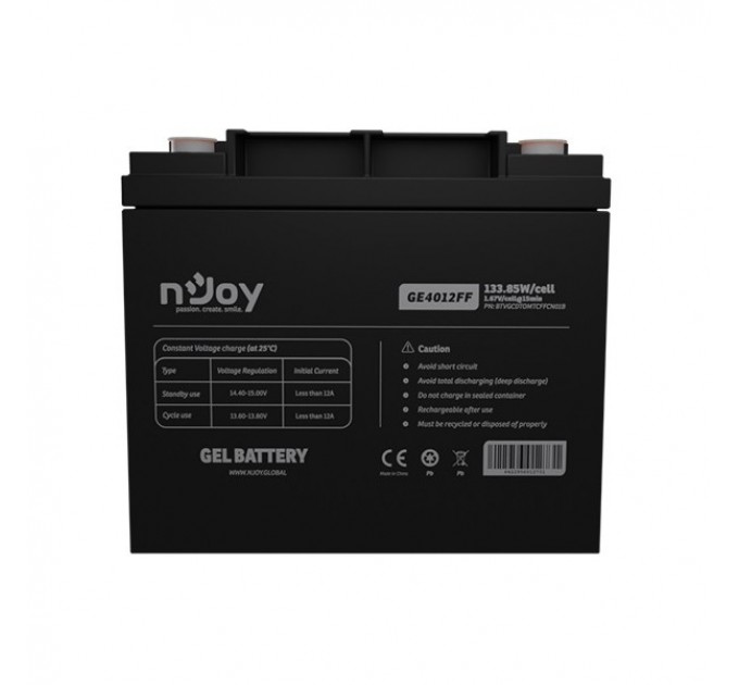 nJoy Акумуляторна батарея Njoy GE4012FF 12V 40AH (BTVGCDTOMTCFFCN01B) GEL