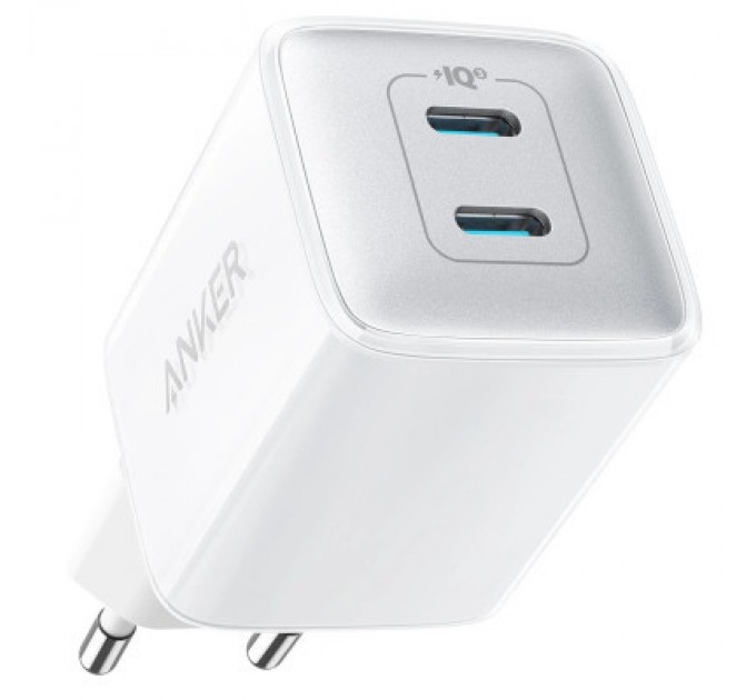 Anker Зарядний пристрій Anker PowerPort 521 Nano Pro - 40W 2xUSB-C PIQ3.0 White (A2038G21)