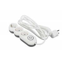 Мережевий фільтр 2E 3хSchuko, 3 м (2E-U03VES3M)