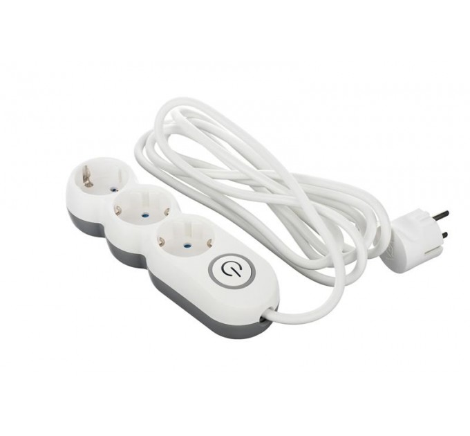 2E Мережевий фільтр 2E 3хSchuko, 3 м (2E-U03VES3M)