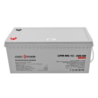 Акумуляторна батарея LogicPower 12V 200AH (LPM-MG 12 - 200 AH) AGM мультигель 