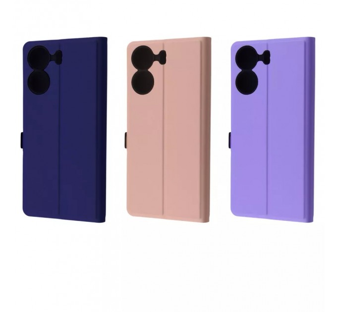 Чохол-книжка Wave Flap Case для Xiaomi Redmi 13C 4G/Poco C65 Midnight Blue