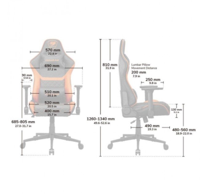 Cougar Крісло ігрове Cougar Armor One V2
