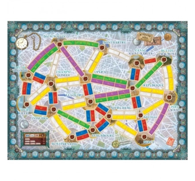 Lord of Boards Настільна гра Lord of Boards Квиток на потяг: Париж (Ticket To Ride: Paris) українська (LOB2340UA)