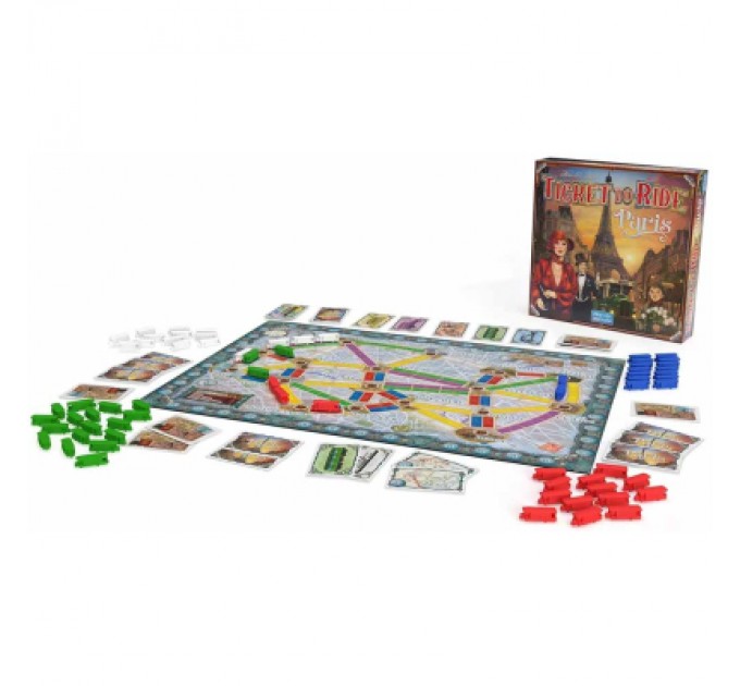 Lord of Boards Настільна гра Lord of Boards Квиток на потяг: Париж (Ticket To Ride: Paris) українська (LOB2340UA)