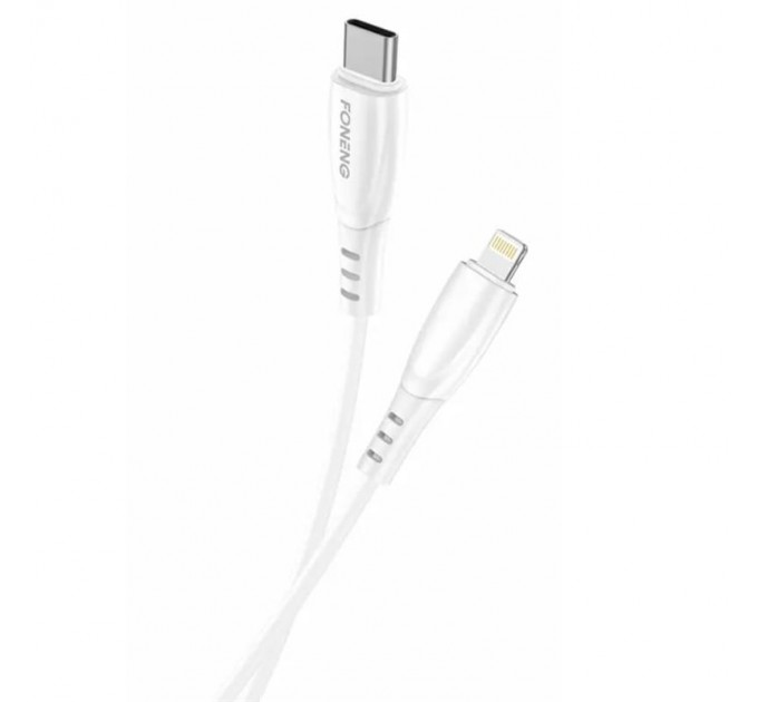 Foneng Кабель Foneng X75 USB-C - Lightning, 1 м, White (X75-CA-TCIP)