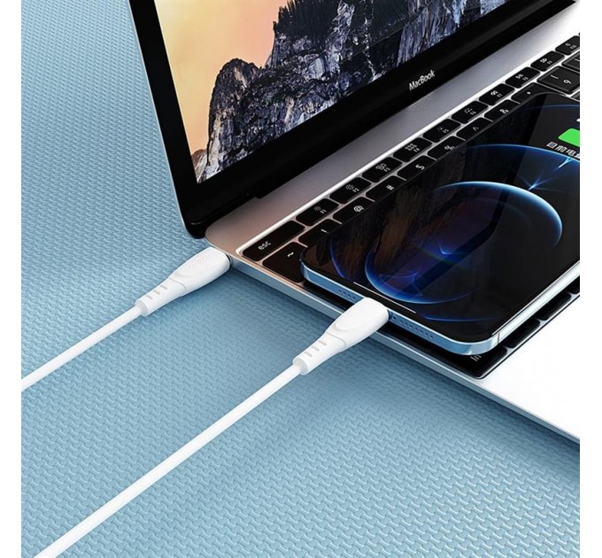 Foneng Кабель Foneng X75 USB-C - Lightning, 1 м, White (X75-CA-TCIP)