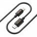 Luxe Cube Кабель Luxe Cube USB-Lightning, 3А, 2м, чорний (8886888698445)