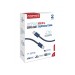 Promate Кабель Promate USB Type-C - Lightning (M/M), 3 A, 27 W, 1.2 м, EcoLine-Ci120 Navy (ecoline-ci120.navy)