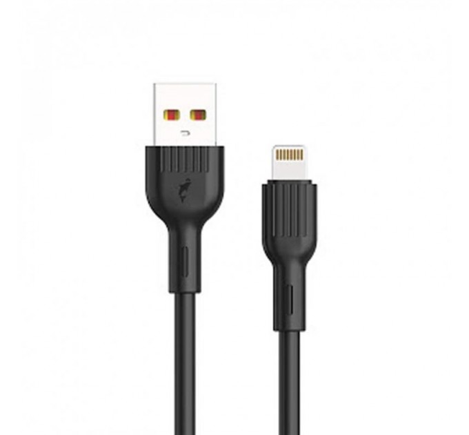 Кабель SkyDolphin S03L USB - Lightning (M/M), 1 м, Black (USB-000416)