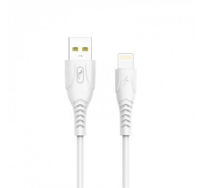 Кабель SkyDolphin S08L USB - Lightning (M/M), 1 м, White (USB-000560)
