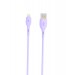 Кабель SkyDolphin S22L Soft Silicone USB - Lightning (M/M), 1 м, Violet (USB-000600)