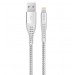 Кабель Ttec USB - Lightning (M/M), ExtremeCable, 1.5 м, Silver (2DKX01LG)