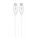 Ttec Кабель Ttec USB Type-C - Lightning (M/M), 1.5 м, White (2DKM04B)