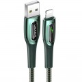 Usams Кабель Usams US-SJ469 USB - Lightning, 1.2 м, Dark Green (SJ469USB02)