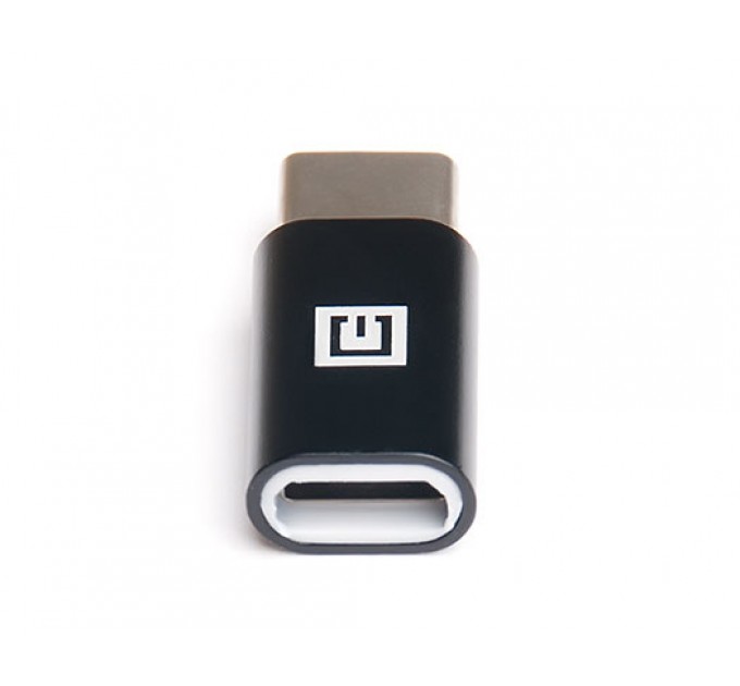 REAL-EL Адаптер REAL-EL micro USB - USB Type-C (F/M), Black (EL123500018)