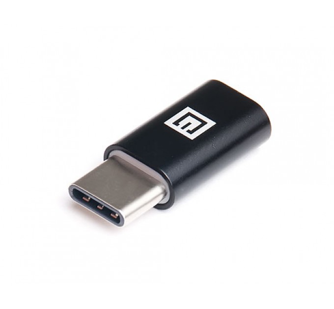 REAL-EL Адаптер REAL-EL micro USB - USB Type-C (F/M), Black (EL123500018)