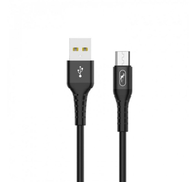 Кабель SkyDolphin S05V TPE Frost Line USB - micro USB (M/M), 1 м, Black (USB-000553)