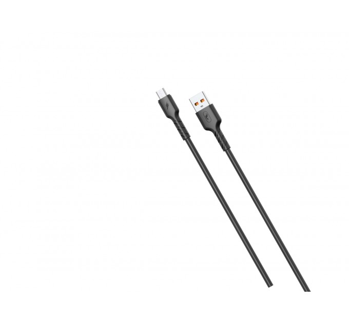 Кабель SkyDolphin S07V TPE High Elastic Line USB - micro USB (M/M), 1 м, Black (SDUSB-000598)