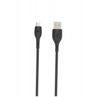 Кабель SkyDolphin S22V Soft Silicone USB - micro USB (M/M), 1 м, Black (SDUSB-000607)
