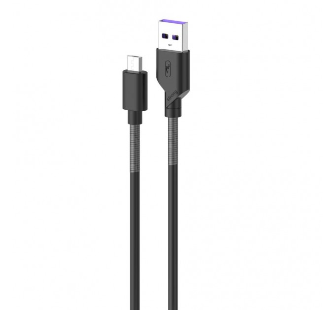 SkyDolphin Кабель SkyDolphin S27V Spring Anti-Brake USB - micro USB (M/M), 1 м, Black (SDUSB-000613)