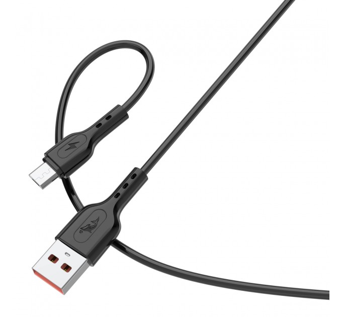 SkyDolphin Кабель SkyDolphin S66V USB - micro USB (M/M), 1 м, Black (SDUSB-000652)