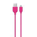 Ttec Кабель Ttec USB - мicro USB (M/M), 1.2 м, Pink (2DK7530P)