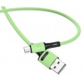 Usams Кабель Usams US-SJ435 USB - Micro USB, 1 м, Green (SJ435USB02)