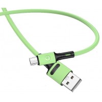 Кабель Usams US-SJ435 USB - Micro USB, 1 м, Green (SJ435USB02)
