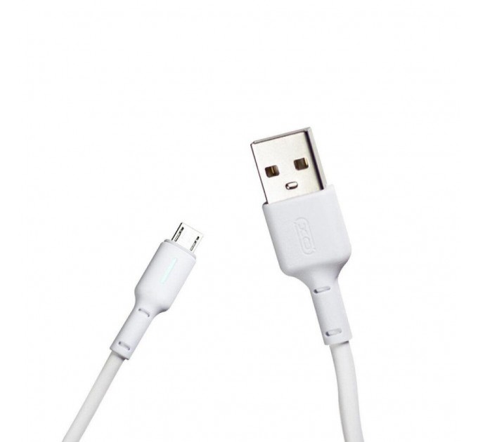 XO Кабель XO NB112 USB - micro USB (M/M), 1 м, White (NB112-M-WH)
