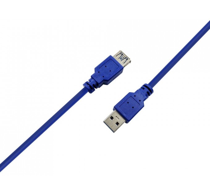 Кабель ProLogix USB - USB V 3.0 (M/F), 3 м, синій (PR-USB-P-11-30-3m)