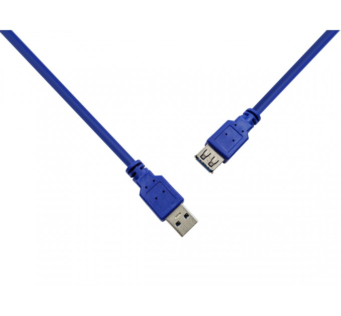 Кабель ProLogix USB - USB V 3.0 (M/F), 3 м, синій (PR-USB-P-11-30-3m)